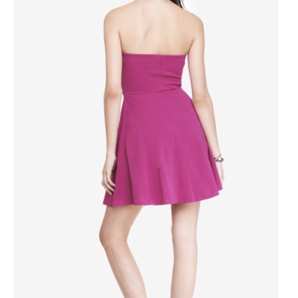 Express Strapless Skater Dress - Picture 2 of 2